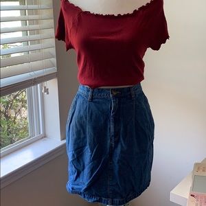 Eddie Bauer Jean skirt